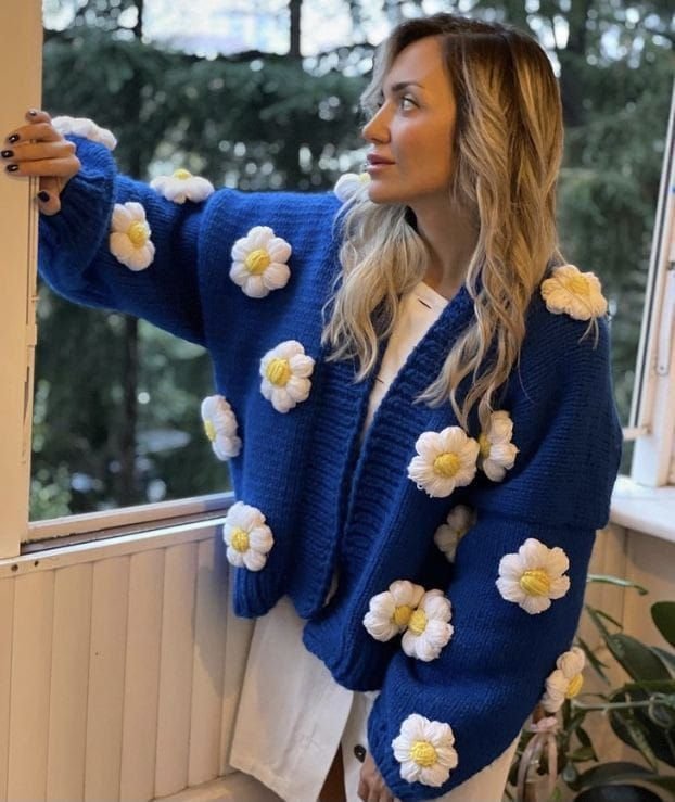 Patrón de cárdigan de crochet gratis para mujer