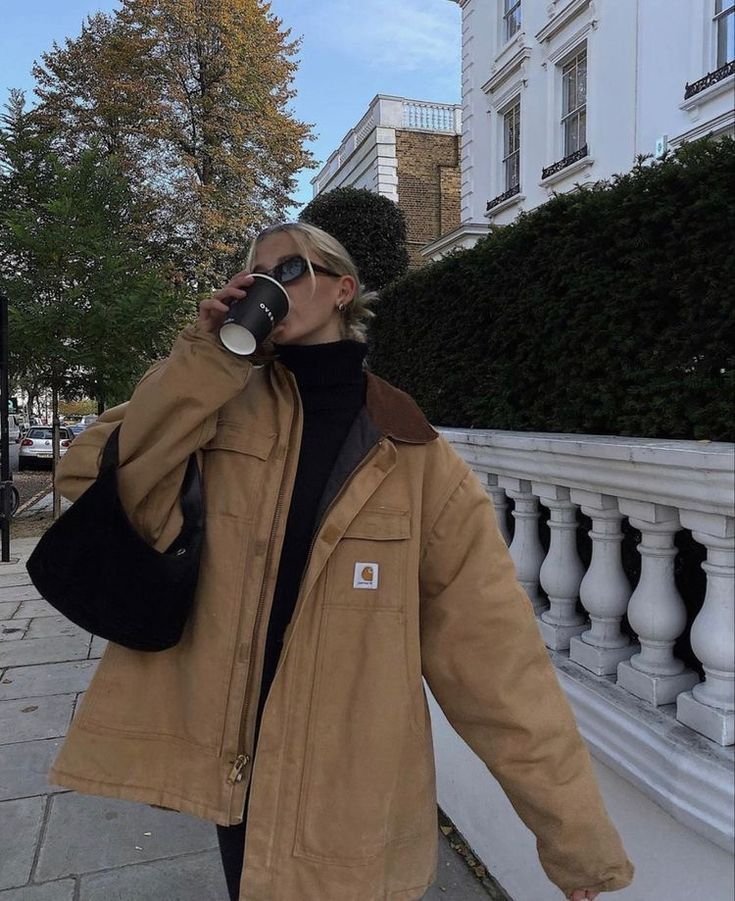 Página de pin - Conjunto de chaqueta Carhartt para mujer