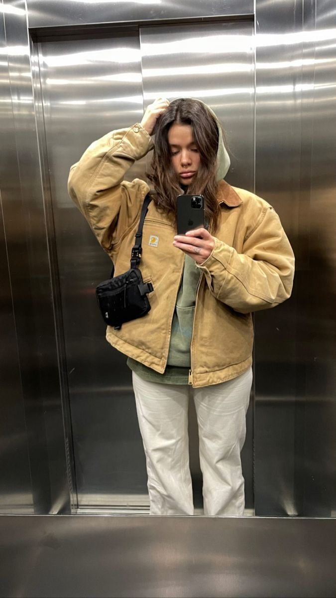 Chaqueta Carhartt | Estética de chaqueta Carhartt | Carhartt | Estética Carhartt | Ropa urbana | - Conjunto de chaqueta Carhartt para mujer