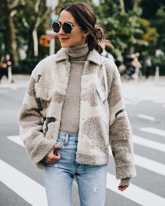 Nordstrom - Conjunto de chaqueta polar