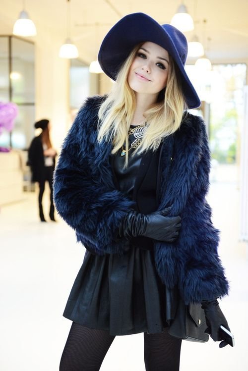 conjunto de chaqueta de piel