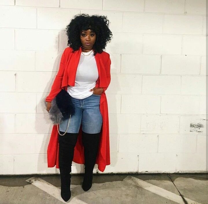 Pin de Mz. Highly Creative sobre looks que me encantan | Moda, Outfits de moda, Moda para chicas con curvas - Conjunto de cárdigan para mujer negra