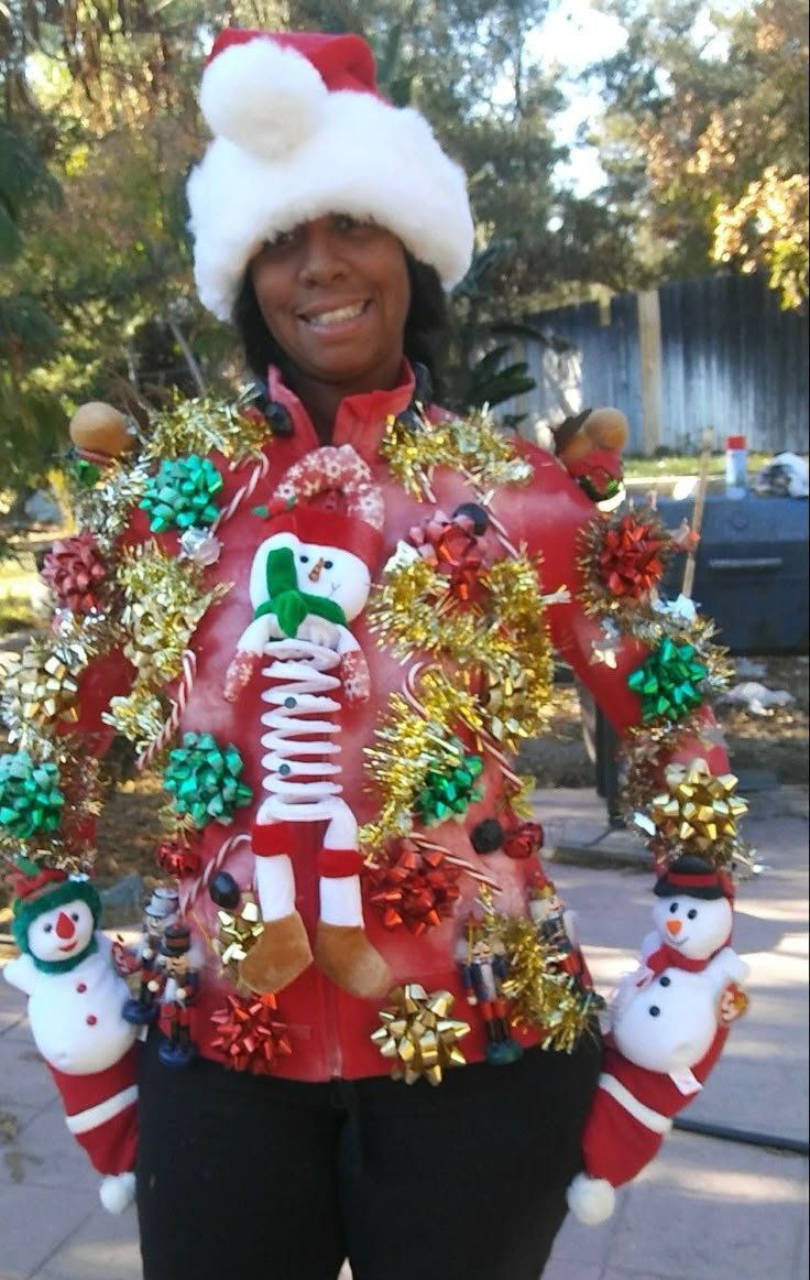 Página de pin - Conjunto de suéter navideño