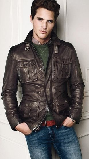 49 ideas de chaquetas de cuero marrón para hombre | chaquetas, chaqueta de cuero marrón, conjuntos para hombre - conjunto con chaqueta marrón