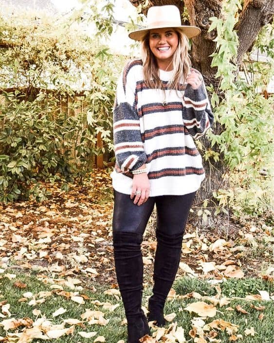 conjunto de leggings marrones