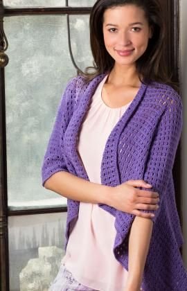 Patrón de cárdigan de crochet gratis para mujer