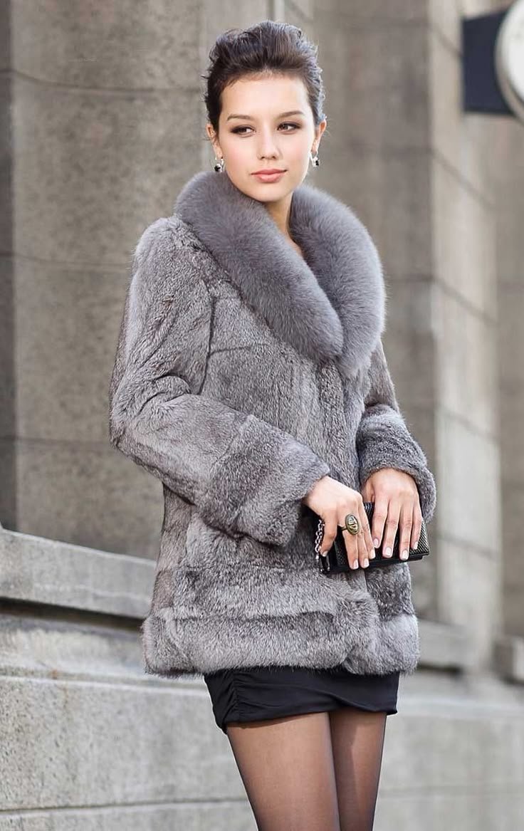 Página de pin - conjunto de chaqueta de piel