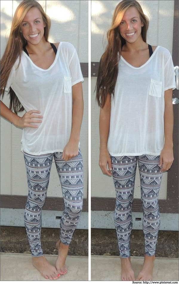 conjunto casual de leggings