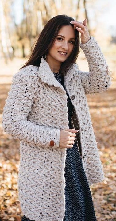 17 elegantes patrones e ideas de cárdigans de crochet - Blog de Isabella Canden - Patrón de cárdigan de crochet gratis para mujeres