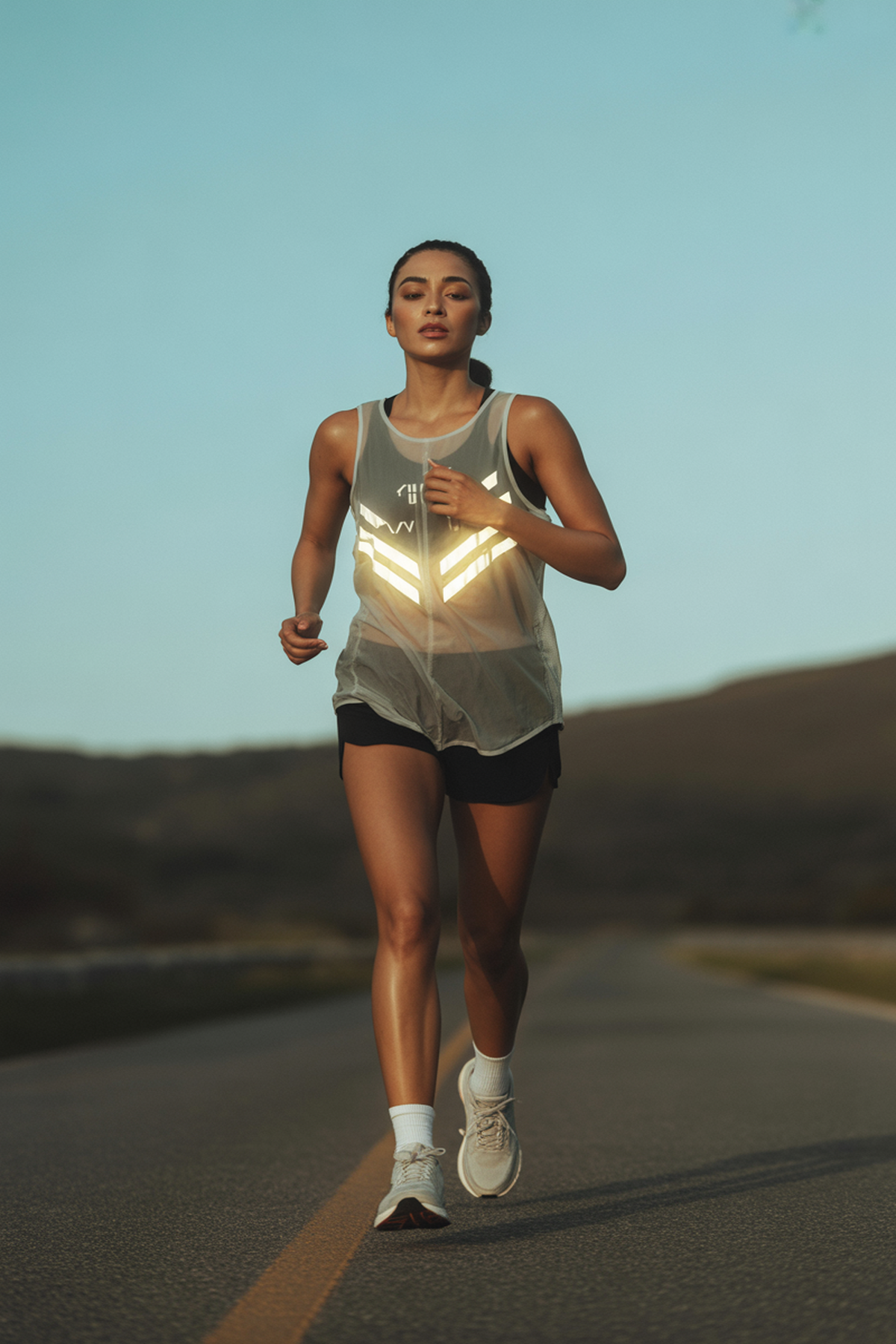 Tank Tops de Alto Rendimiento y Livianos con Logos Reflectantes
