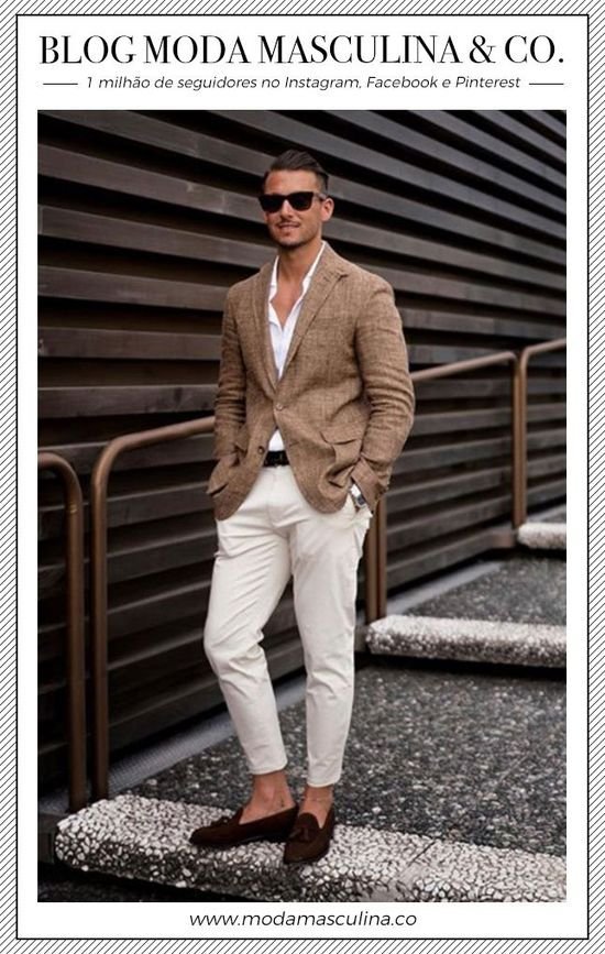 82 ideas de conjuntos con blazer marrón en 2024 | conjuntos masculinos, moda masculina, conjuntos con blazer - conjunto con chaqueta marrón