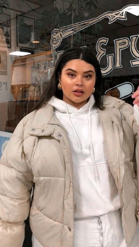 conjunto de chaqueta acolchada corta