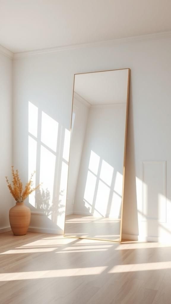 Coloca un Espejo de Piso Frente a una Ventana