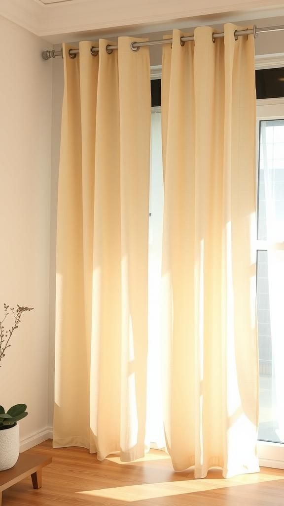 Cortinas De Lino Con Peso Para Mejor Caída Y Estilo