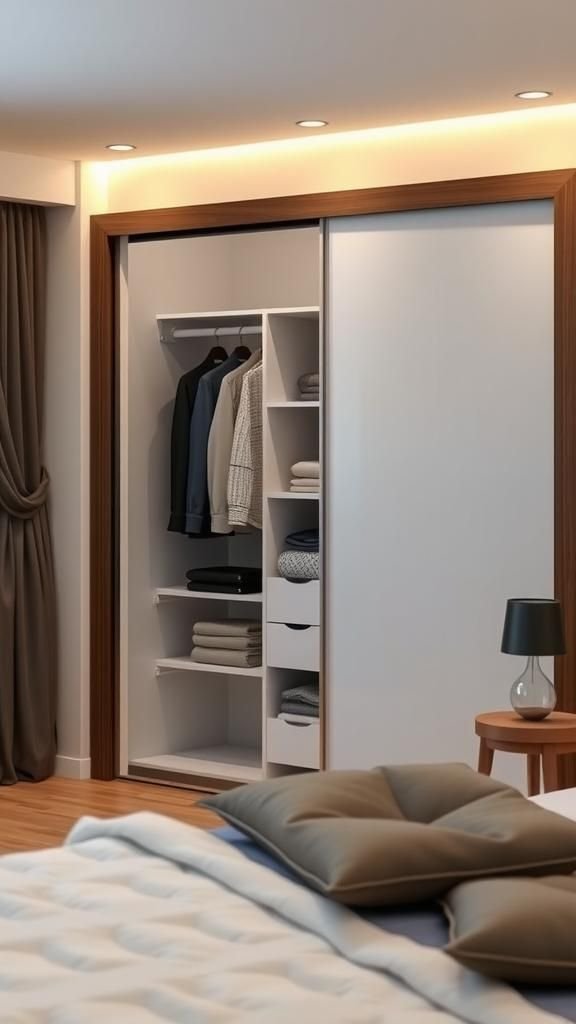 Armario Con Puertas Correderas Para Espacios Pequeños