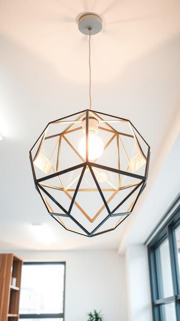 Lámparas de Techo con Diseño Geométrico para un Estilo Único