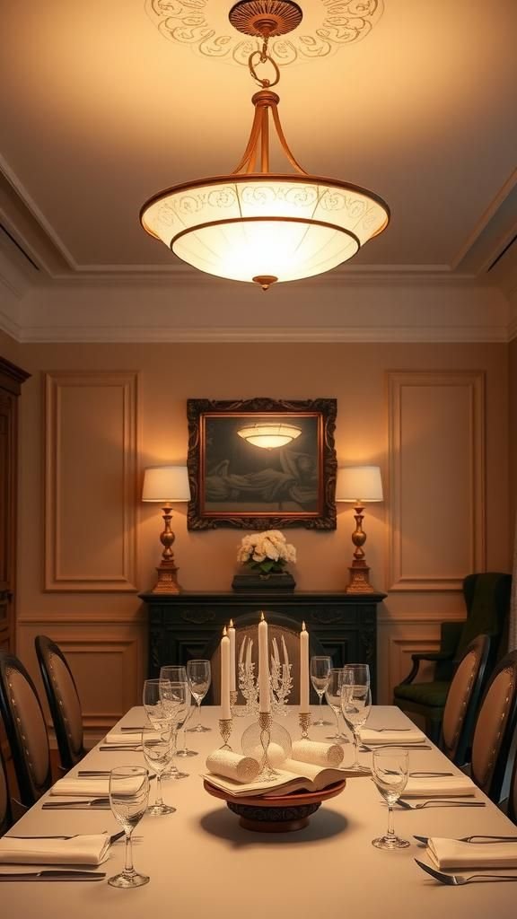 Lámparas de Techo con Formas Simétricas para Estilo Clásico