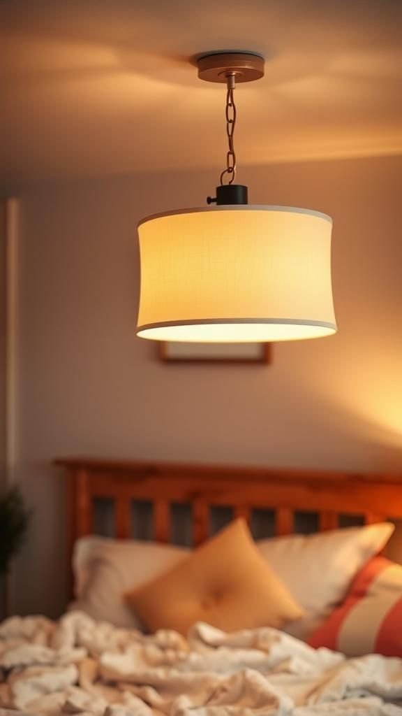 Lámparas de Techo con Pantallas de Tela para Ambientes Acogedores
