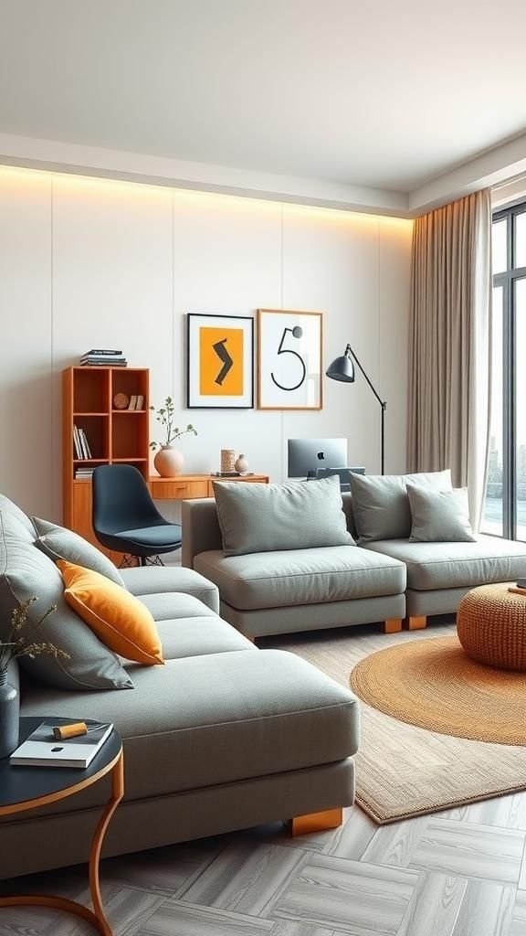 Aprovecha los Sofás Modulares para Espacios Multifuncionales