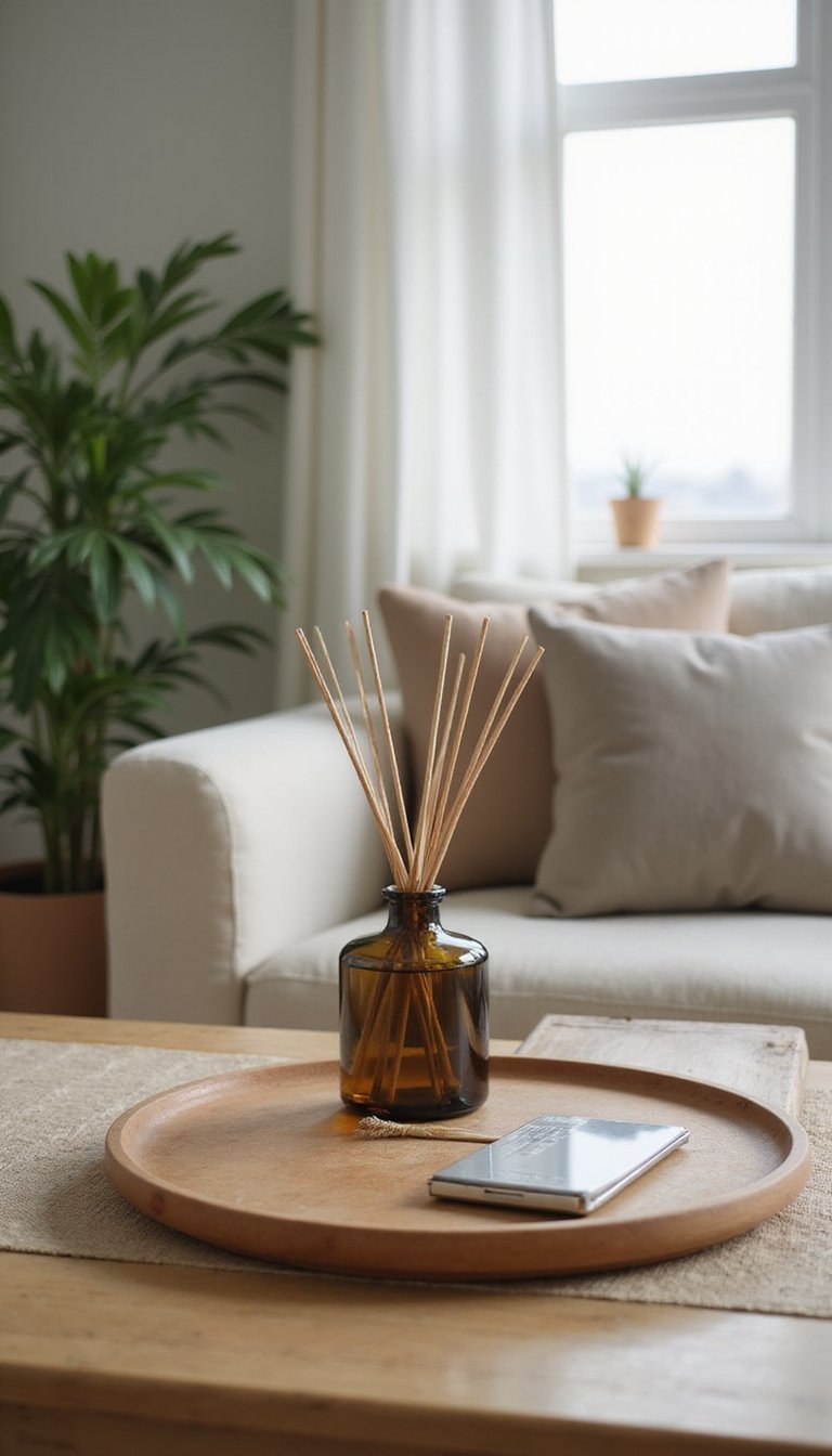 Difusor De Cañas Rústico Para La Sala