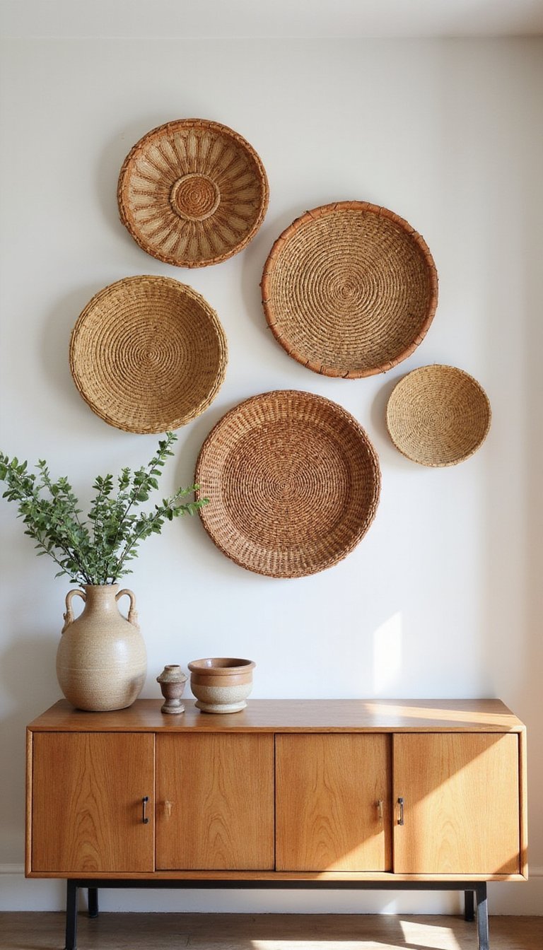 Cámara De Texturas Con Cestas Mixtas En Mimbre