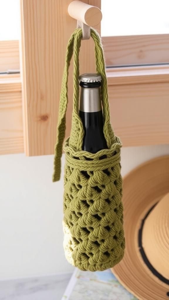 Bottle Bag Carrier For Hikes And Picnics