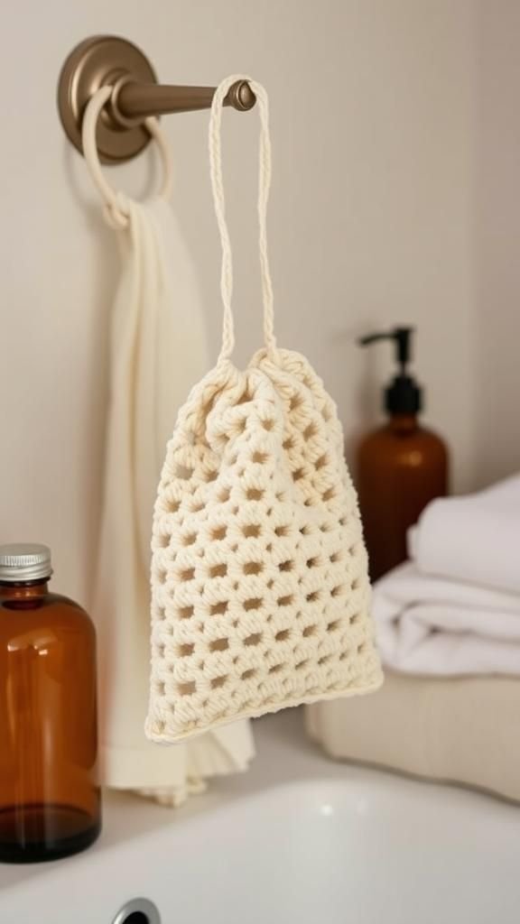 Soap Saver Pouch For Bath Scraps