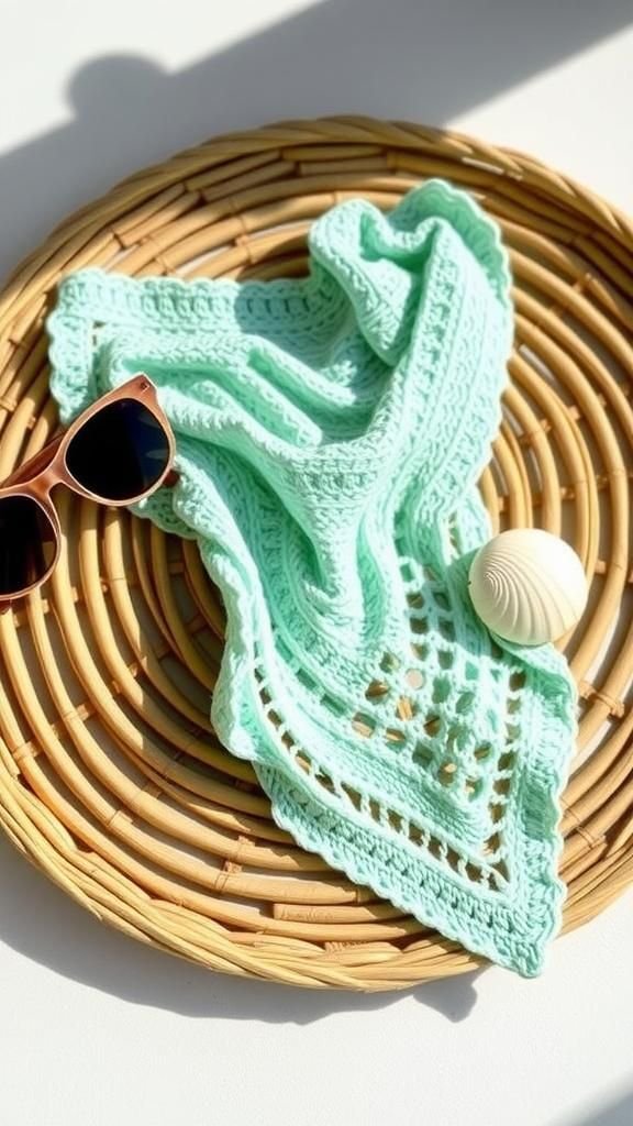 Summer Bandana Kerchief With Breezy Drape