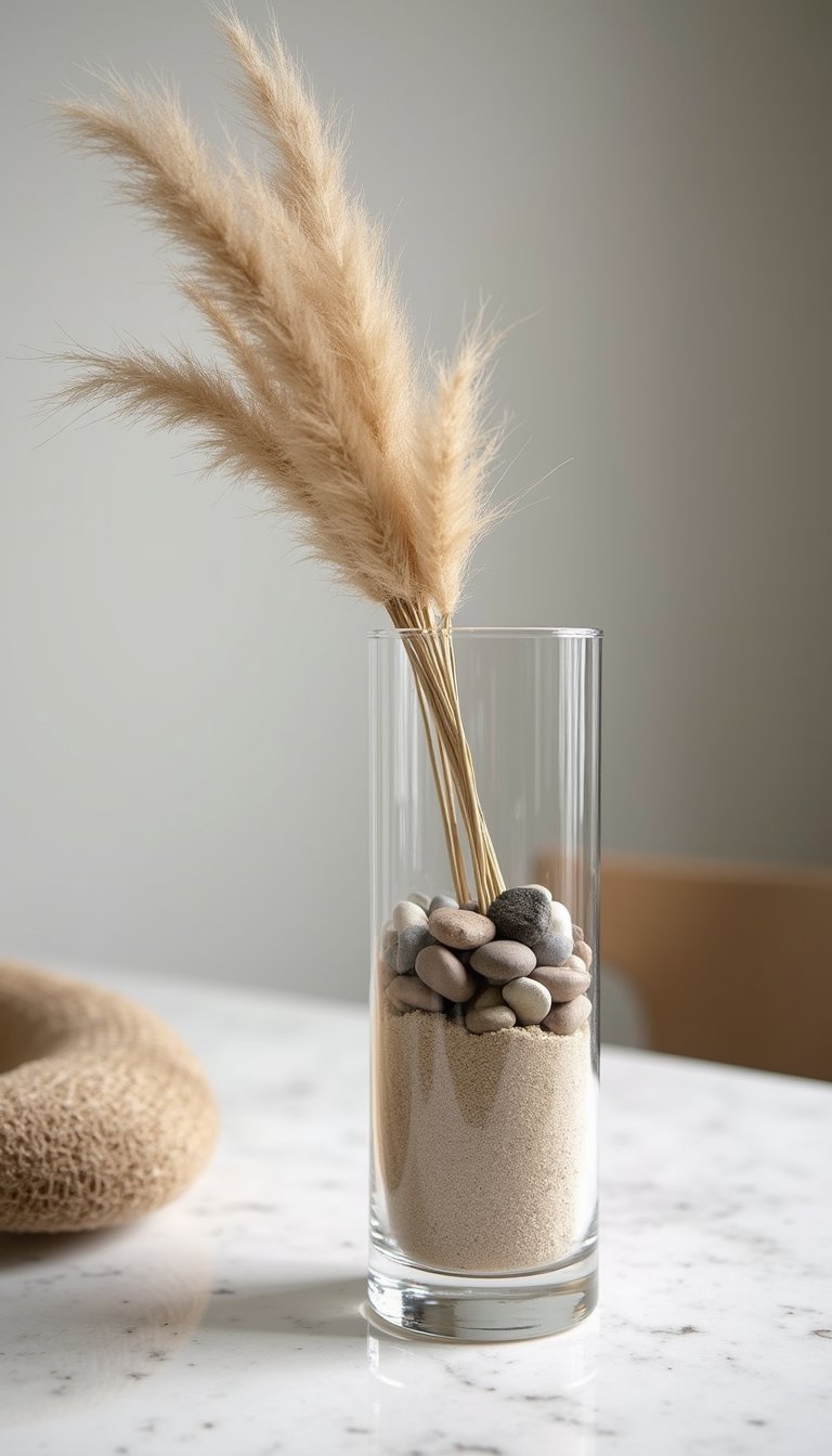 Centro Moderno De Vidrio Cilíndrico Con Capas