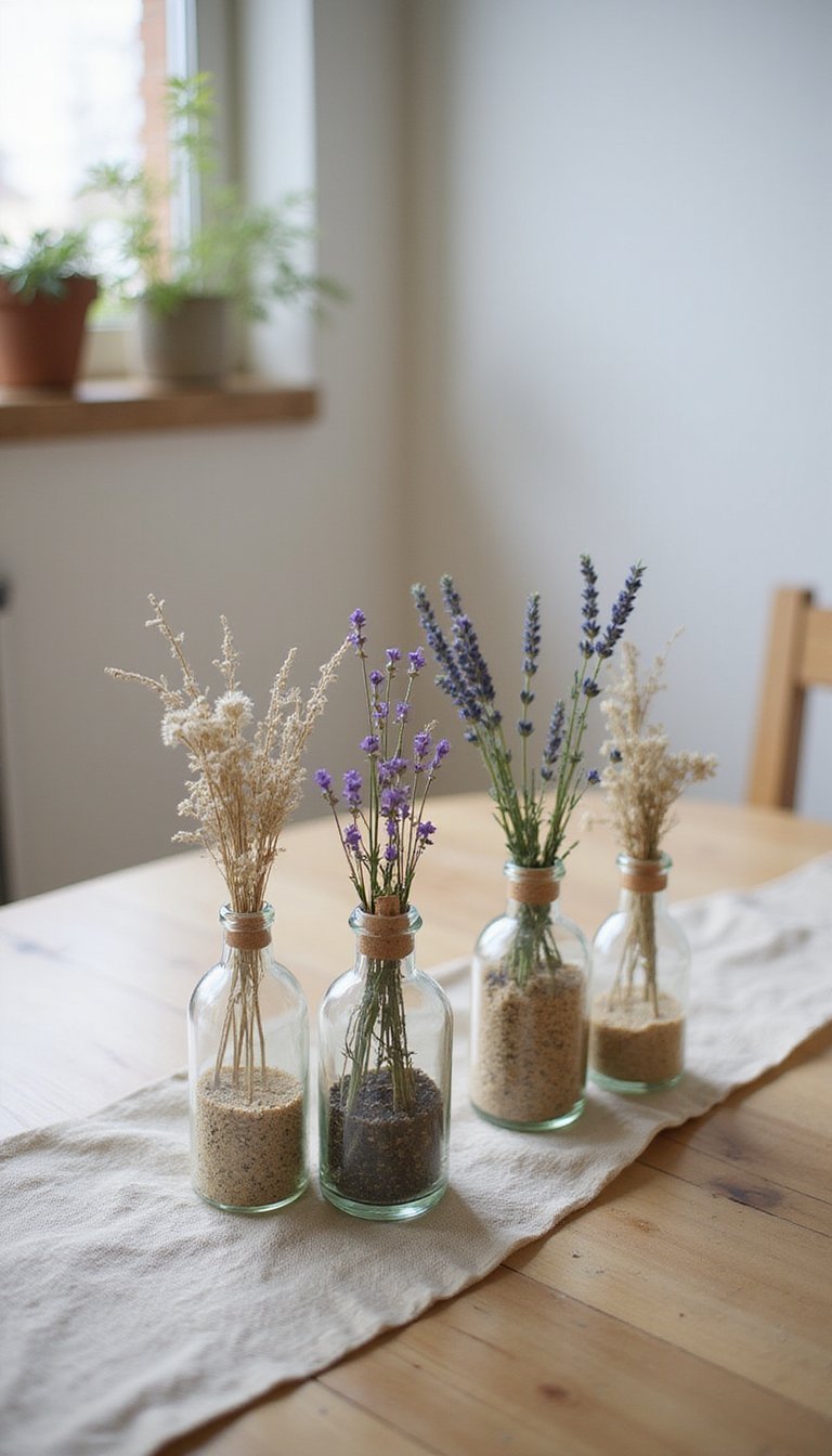 Ramilletes Mini En Botellas De Cristal