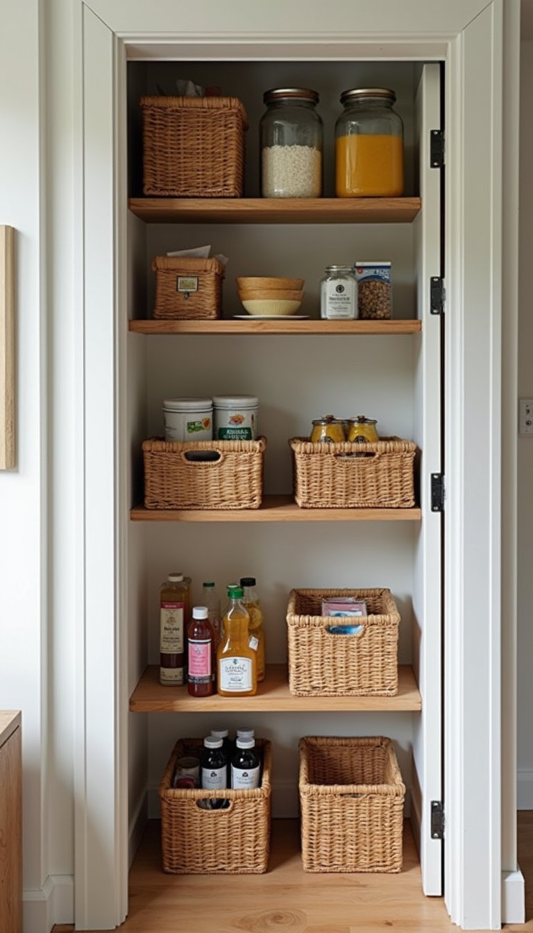 Cestas Apilables Para Aprovechar Espacio Vertical