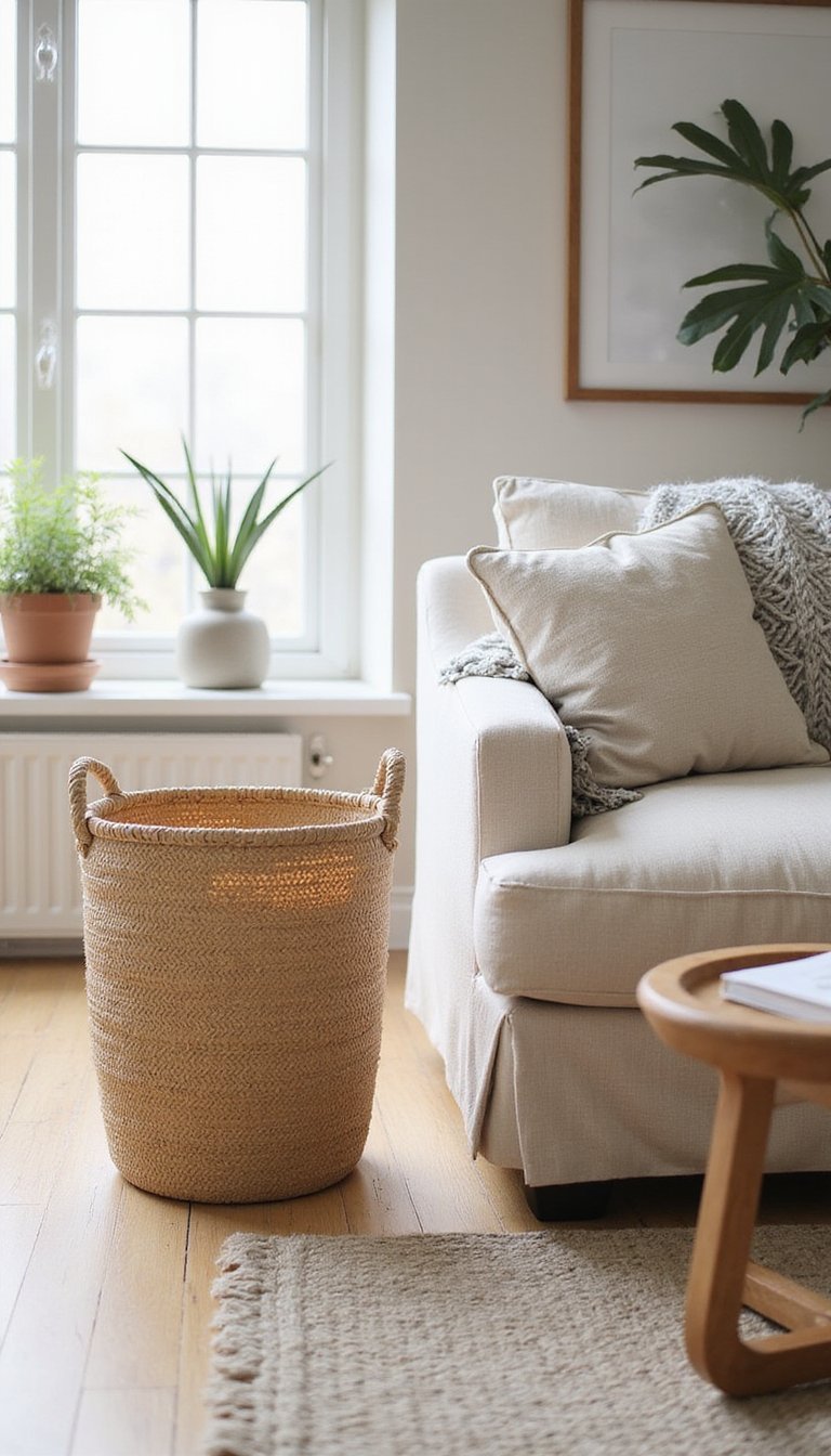 Cestas De Hierba Marina Para Un Rincón Natural