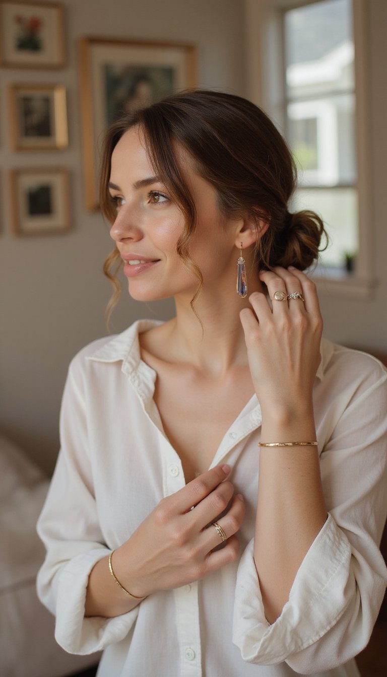 Effortless Low Bun For Busy Mornings