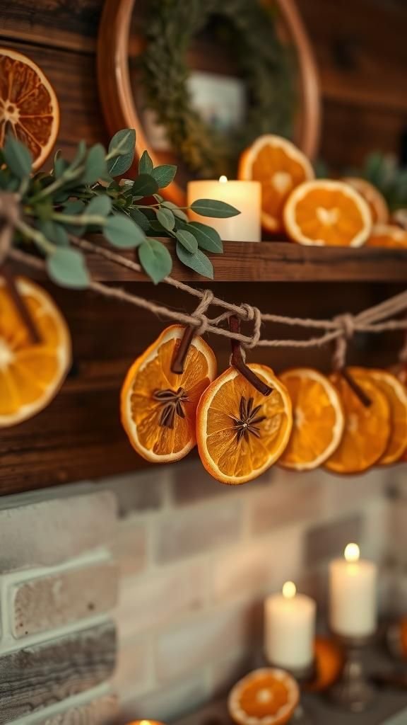 Dried Orange And Clove Garland Glow