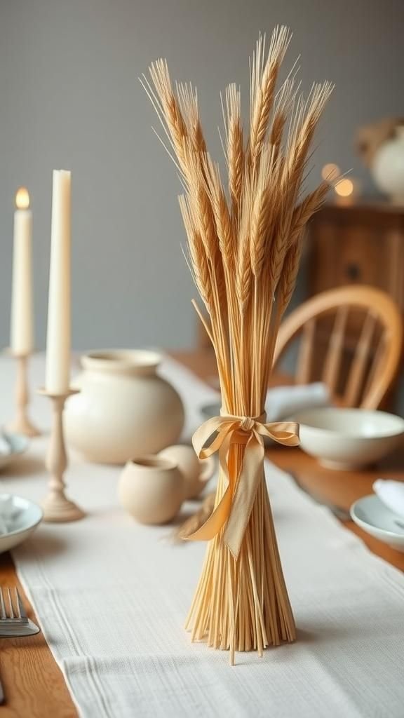 Golden Wheat Sheaf Table Bundle