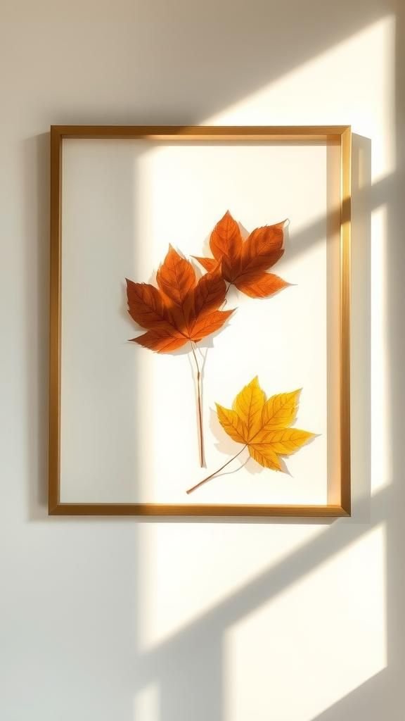 Pressed Leaf Floating Frame Gallery