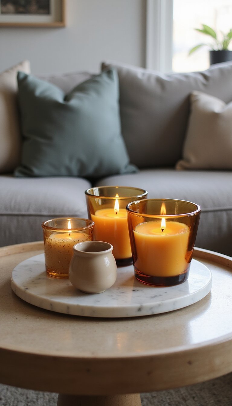 Hand Poured Candle Set For Warm Glow Corners