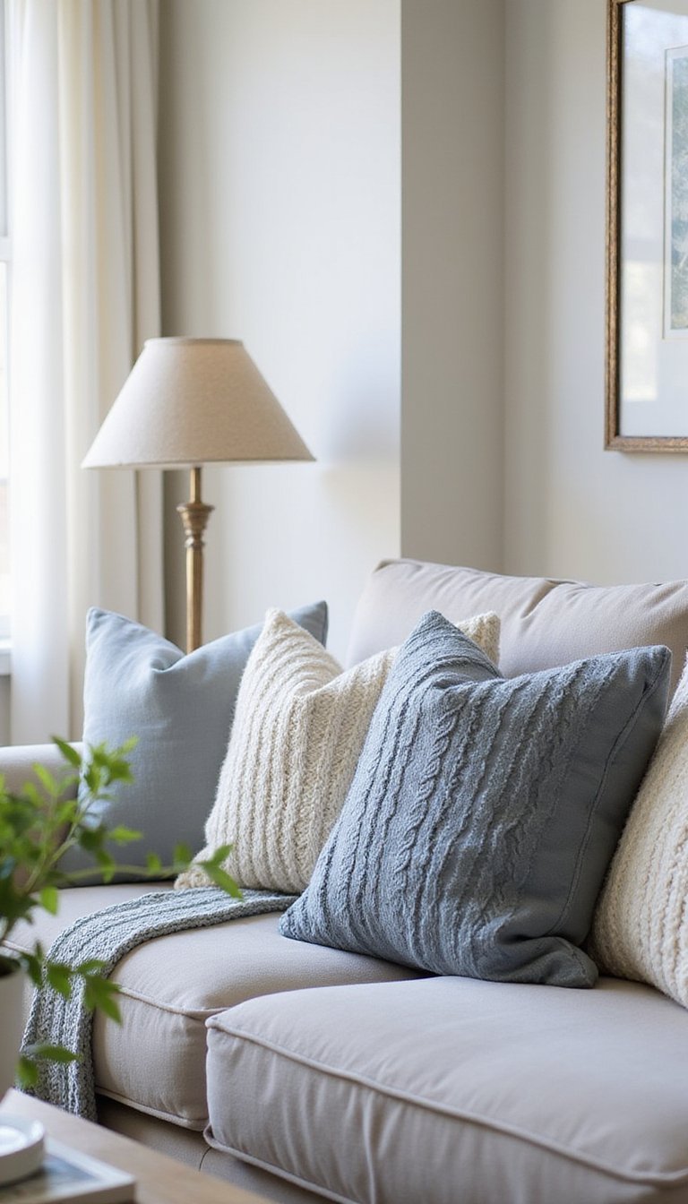 Swap Pillow Covers For Seasonal Texture Mix