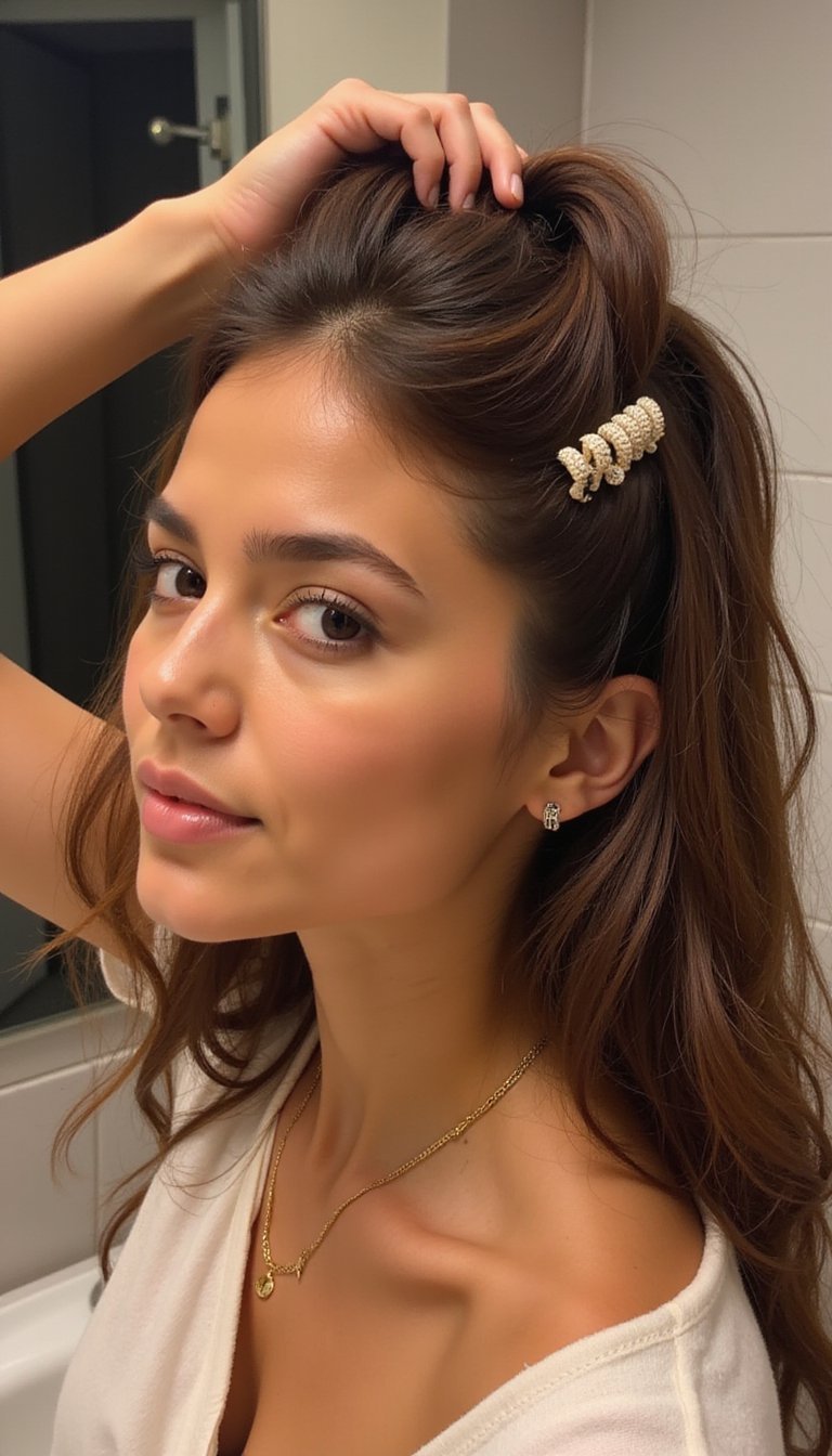 Thin Hair Lift With Textured Claw Clip Tricks