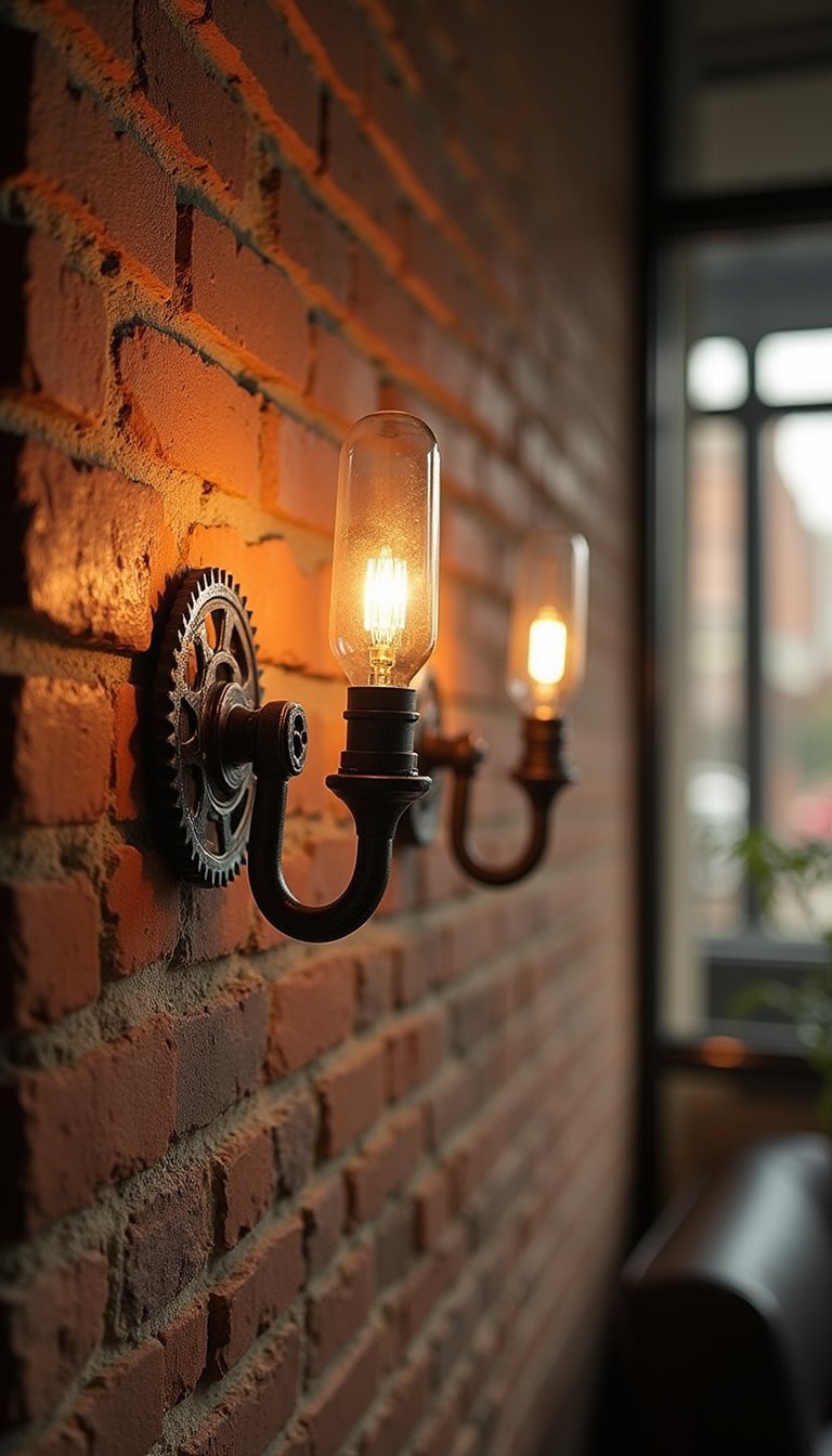 Apliques De Pared Con Piezas De Bicicleta Reutilizadas