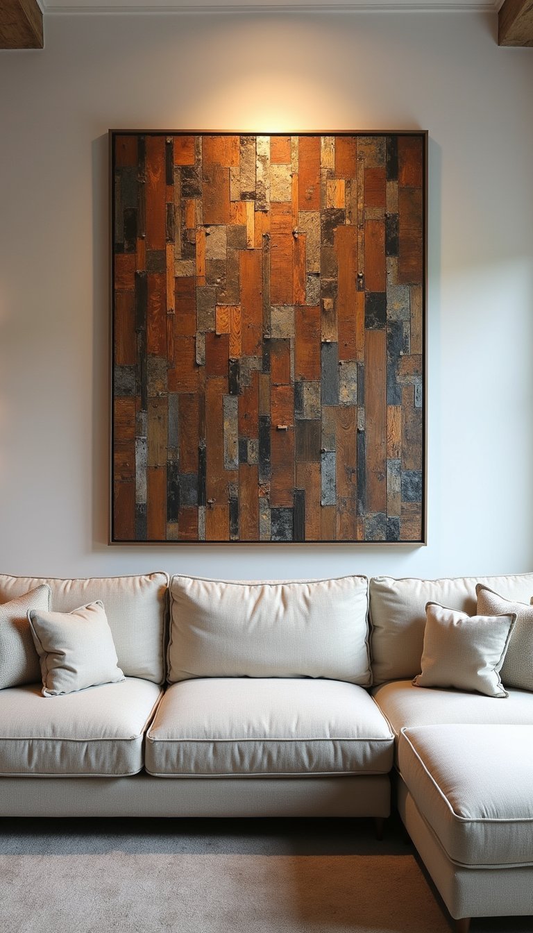 Cuadros Y Collages Con Restos De Madera