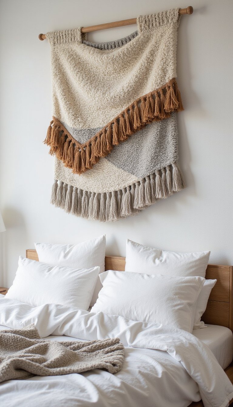 Bouclé And Loop Fringe Hanging For Soft Layers