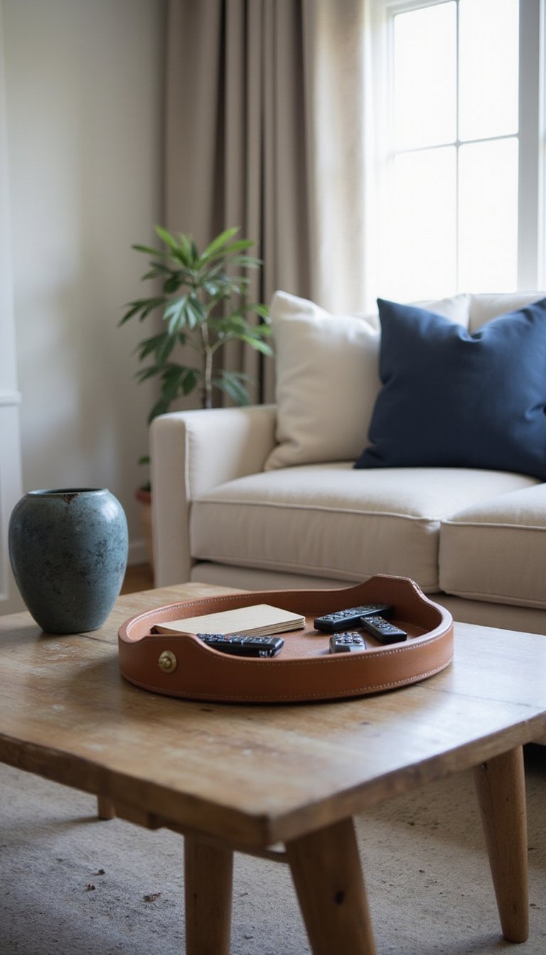 Tray For Remote Control Organization With Flair
