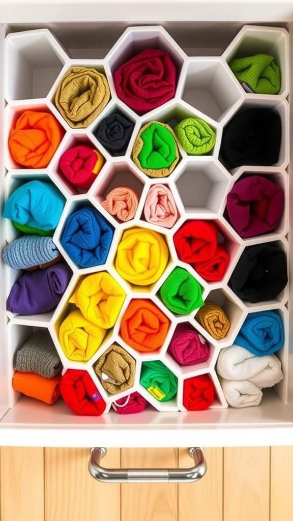 PVC Honeycomb Insert For Socks And Accessories