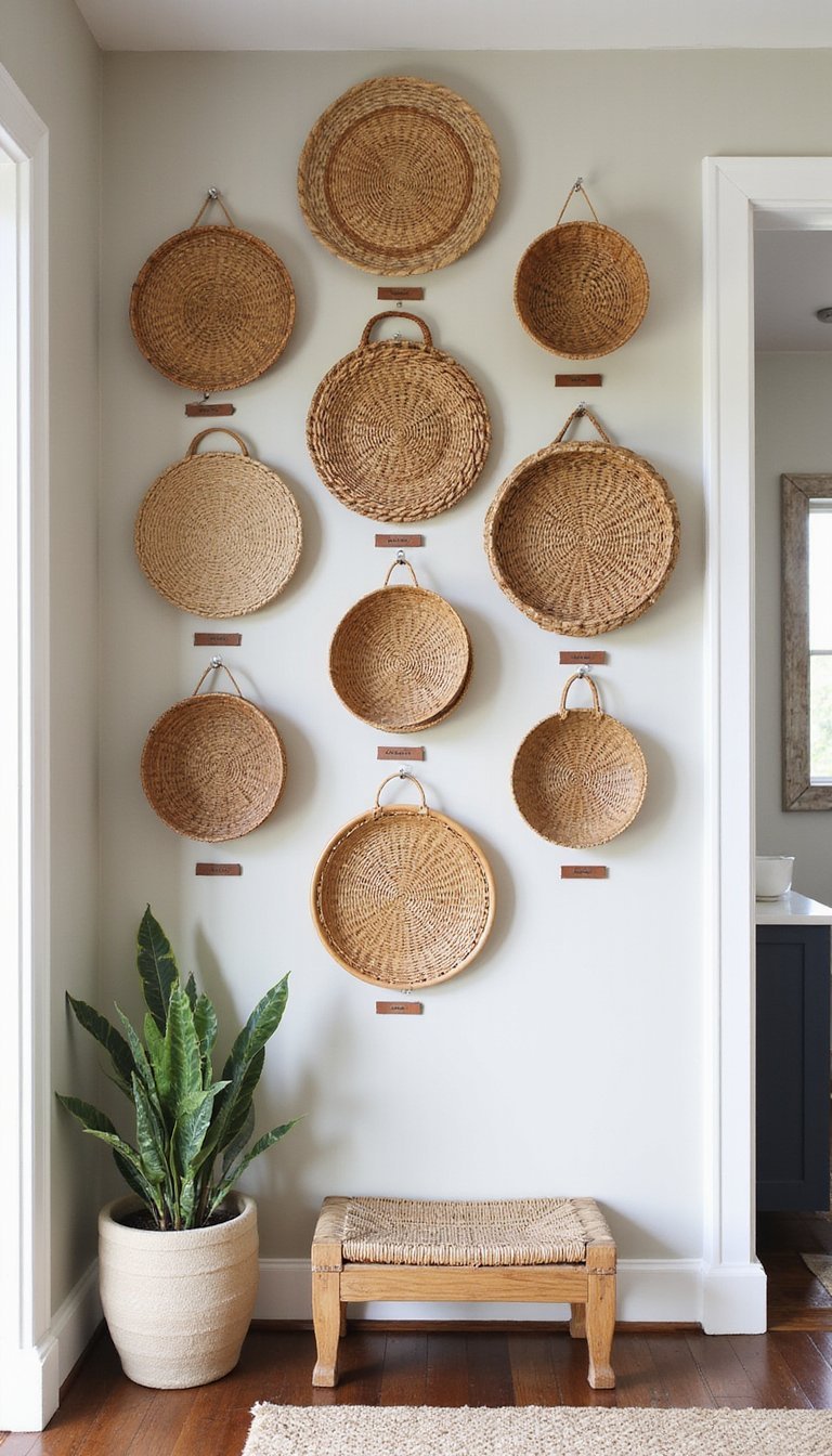 Woven Basket Wall For Quick Drop Zones