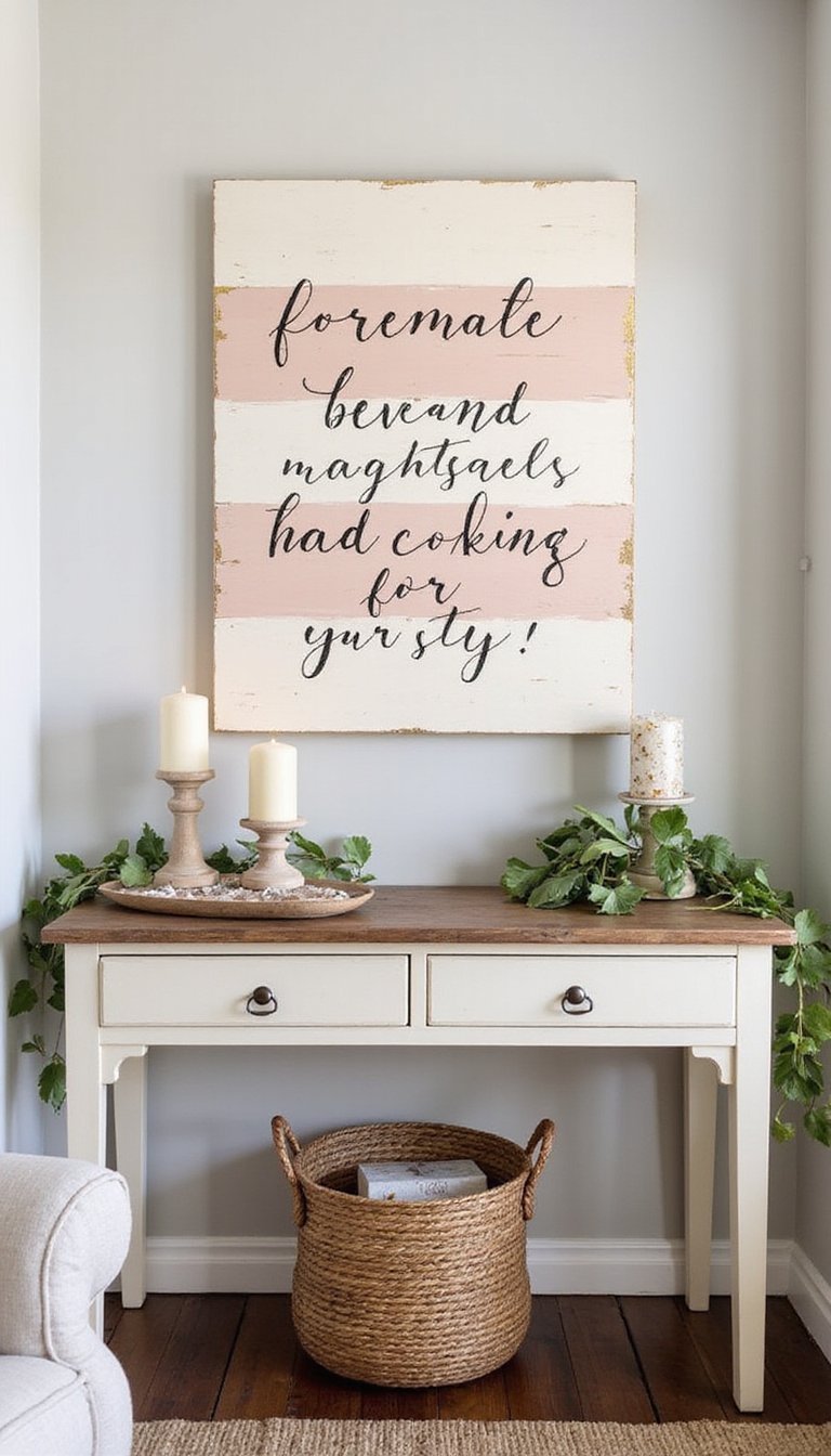 Painted Wood Pallet Sign With Sweet Messages