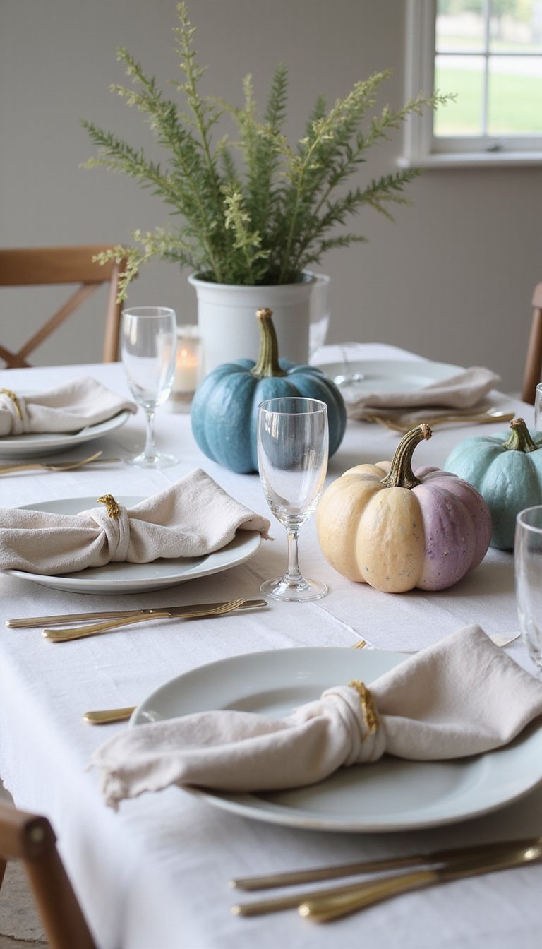 Painterly Watercolor Pumpkins For Artistic Centerpieces