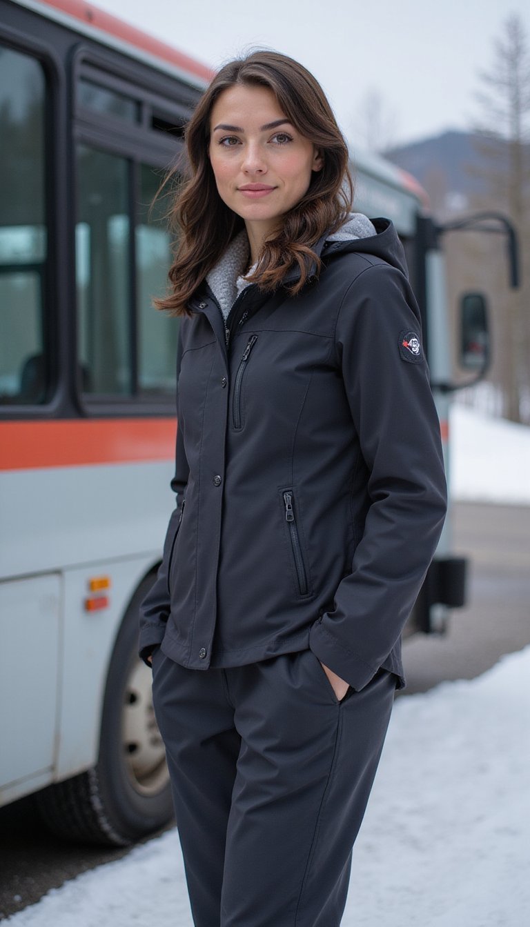 Tailored Waterproof Shell With Sleek Joggers