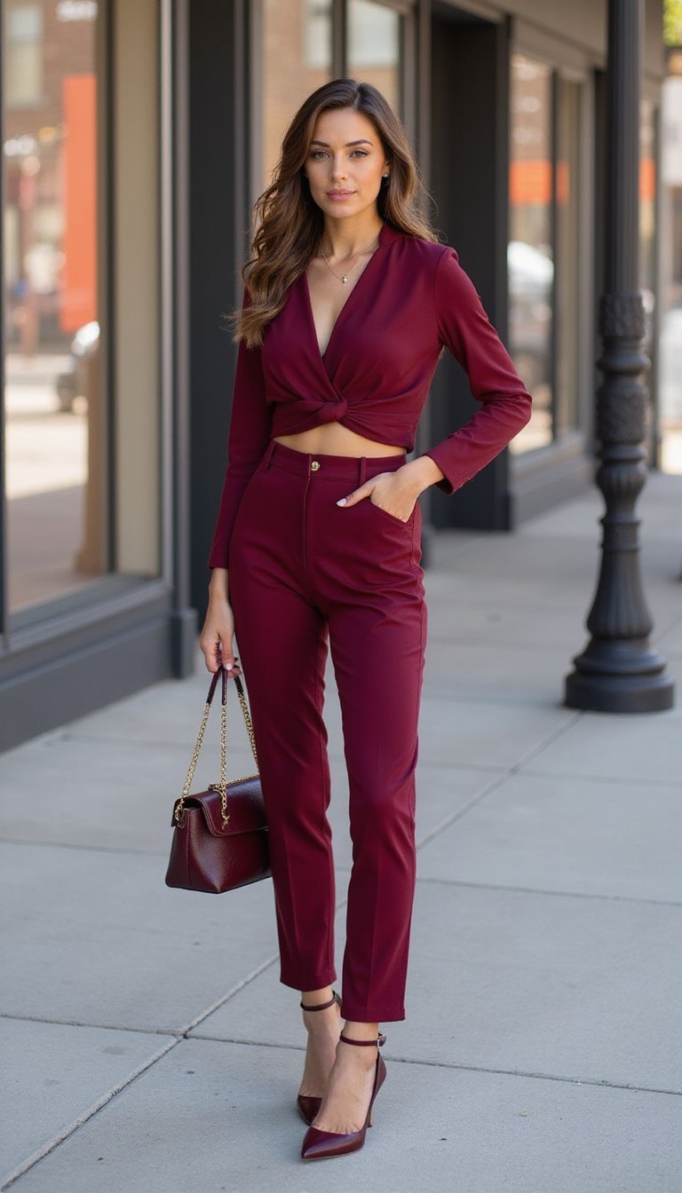 Matching Two-Piece Co-Ord In Romantic Hues