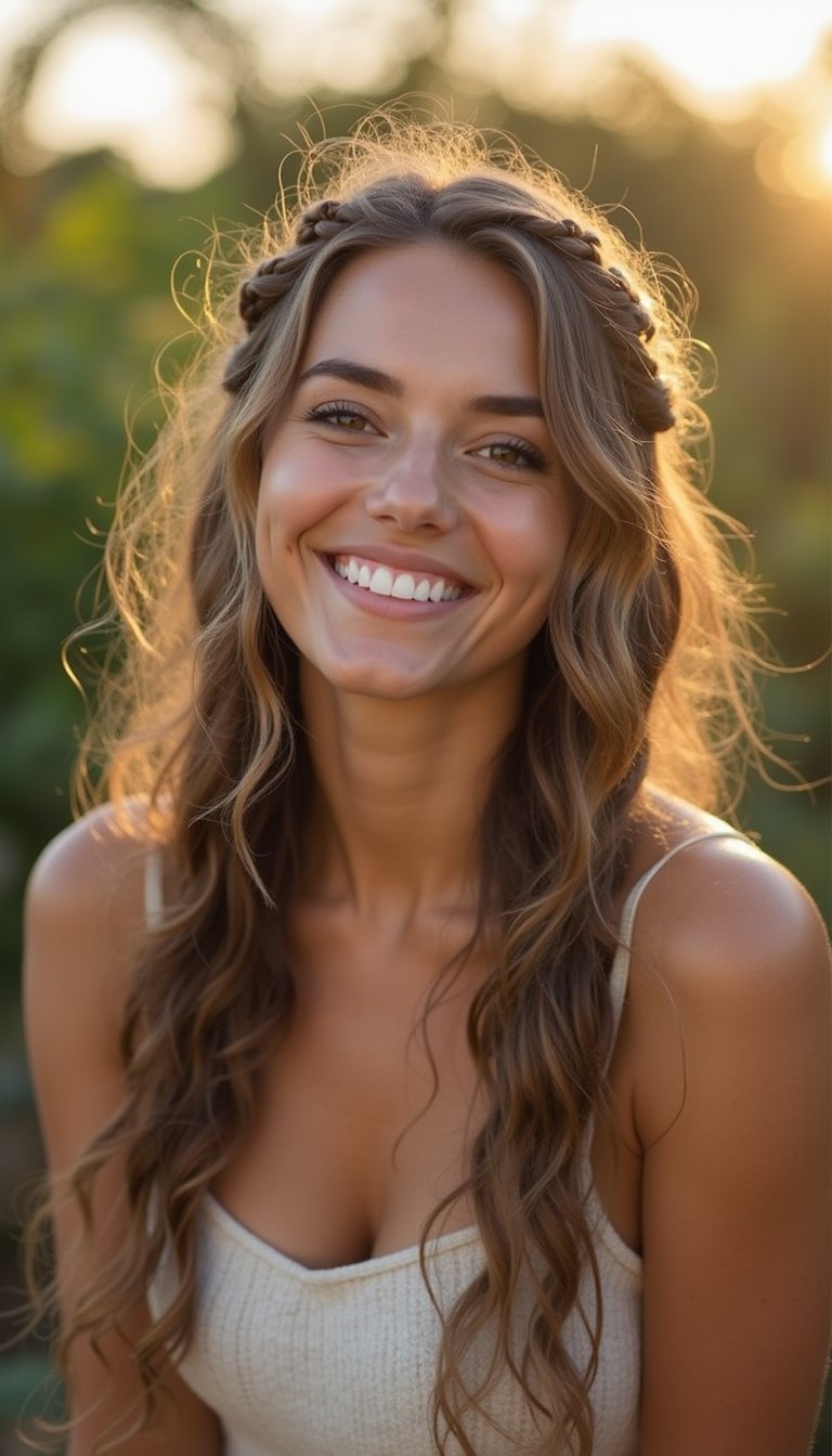 Messy Milkmaid Braids For Boho Weekend Vibes